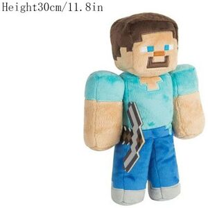 Unbranded (SteveDoll, 30cm/11.8in) Minecraft Plush Toy Creeper Enderman Pig Pixel Doll Unbranded (SteveDoll, 30cm/11.8in) Minecraft Plush Toy Creeper Enderman Pig Pixel Doll