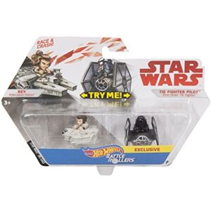 Hot Wheels Star Wars Rey vs First Order TIE Fighter Pilot 2-pack, vehicle Hot Wheels Star Wars Rey vs First Order TIE Fighter Pilot 2-pack, vehicle