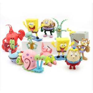 Unbranded 12pcs Spongebob Patrick Cartoon Figure Toy Unbranded 12pcs Spongebob Patrick Cartoon Figure Toy