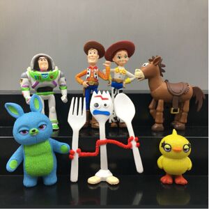 Unbranded 7PCS TOY STORY 4 WOODY JESSIE BUZZ BUNNY FORKY ACTION FIGURE KID TOY Unbranded 7PCS TOY STORY 4 WOODY JESSIE BUZZ BUNNY FORKY ACTION FIGURE KID TOY