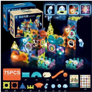 Unbranded (Lighting-75pcs) Magnetic Building Blocks Construction Educational Kids Toys Unbranded (Lighting-75pcs) Magnetic Building Blocks Construction Educational Kids Toys
