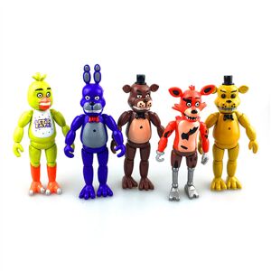 Unbranded 5Pcs/Set Five Nights At Freddy's FNAF 5.5'' Action Figures Light Toys Unbranded 5Pcs/Set Five Nights At Freddy's FNAF 5.5'' Action Figures Light Toys