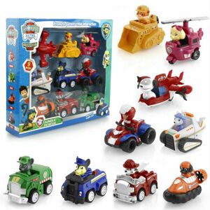 Unbranded (9PCS) Paw Patrol Dog Action Figures Doll Racer Car Toy Unbranded (9PCS) Paw Patrol Dog Action Figures Doll Racer Car Toy