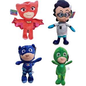Unbranded 4PCS/SET PJ Mask Gekko Catboy Owlette Romeo Plush Toys Stuffed Dolls Unbranded 4PCS/SET PJ Mask Gekko Catboy Owlette Romeo Plush Toys Stuffed Dolls
