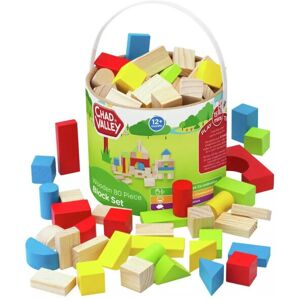 Chad Valley PlaySmart Wooden Block Set - 80 Pieces Chad Valley PlaySmart Wooden Block Set - 80 Pieces