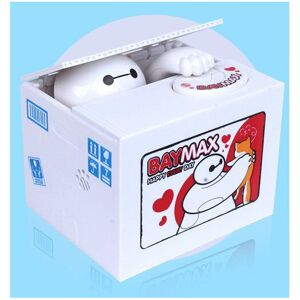 Unbranded (Baymax) Kids Cartoon Electric Money Box Stealing Money Piggy Bank Toy With Musi Unbranded (Baymax) Kids Cartoon Electric Money Box Stealing Money Piggy Bank Toy With Musi