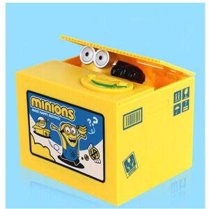 Unbranded (Minions) Kids Cartoon Electric Money Box Stealing Money Piggy Bank Toy With Mus Unbranded (Minions) Kids Cartoon Electric Money Box Stealing Money Piggy Bank Toy With Mus
