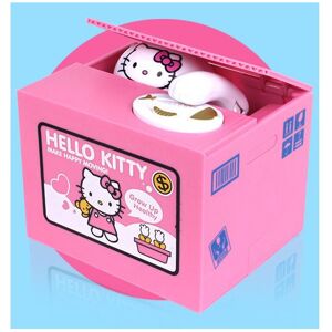 Unbranded (Hello Kitty) Kids Cartoon Electric Money Box Stealing Money Piggy Bank Toy With Unbranded (Hello Kitty) Kids Cartoon Electric Money Box Stealing Money Piggy Bank Toy With
