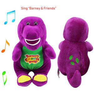 Unbranded Kids toy Barney Colorful World purple little dinosaur soft plush doll toy 30 cm Unbranded Kids toy Barney Colorful World purple little dinosaur soft plush doll toy 30 cm