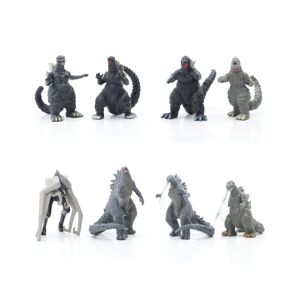 Unbranded 8x PVC Godzilla Kong Kim Battle Dinosaurs  Action Figure Collection Kid Toy
