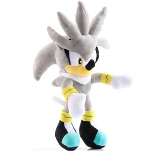 Unbranded (Silver 30CM) Sonic The Hedgehog Plush Doll Knuckles Tails Kids Gift Unbranded (Silver 30CM) Sonic The Hedgehog Plush Doll Knuckles Tails Kids Gift