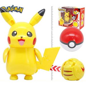 Unbranded (Pikachu+Poke Ball) Pokemon Ball Pokeball Kids Figures Action Toys Cartoon Child Unbranded (Pikachu+Poke Ball) Pokemon Ball Pokeball Kids Figures Action Toys Cartoon Child