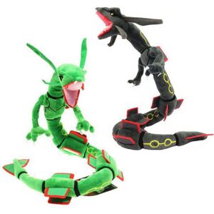 Unbranded (2PCS/Liekong Sit+Green Snake) Pokemon Plush Toy Shiny Rayquaza Dragon Doll UK Unbranded (2PCS/Liekong Sit+Green Snake) Pokemon Plush Toy Shiny Rayquaza Dragon Doll UK
