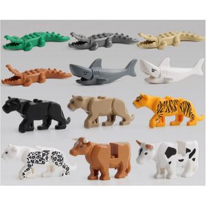 Unbranded 12PCS Animals Minifigure Fit Lego Building Block Kids Toy Unbranded 12PCS Animals Minifigure Fit Lego Building Block Kids Toy