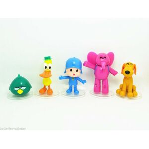 Unbranded Pocoyo PVC Action Figures Set - 5pcs Cartoon Figurines Birthday Cake Topper Gift Unbranded Pocoyo PVC Action Figures Set - 5pcs Cartoon Figurines Birthday Cake Topper Gift