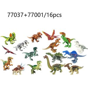 Unbranded (Set1-16pcs) 8Pcs Jurassic World Park Dinosaur Building Blocks Figure Kid Toys G Unbranded (Set1-16pcs) 8Pcs Jurassic World Park Dinosaur Building Blocks Figure Kid Toys G