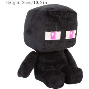 Unbranded (Black, 26cm/10.2in) Minecraft Plush Toys Minecraft Creeper Enderman Pig Bear St Unbranded (Black, 26cm/10.2in) Minecraft Plush Toys Minecraft Creeper Enderman Pig Bear St