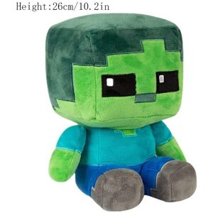 Unbranded (Zombie, 26cm/10.2in) Minecraft Plush Toys Minecraft Creeper Enderman Pig Bear S Unbranded (Zombie, 26cm/10.2in) Minecraft Plush Toys Minecraft Creeper Enderman Pig Bear S