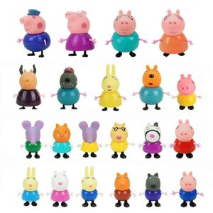 Unbranded (25pcs/set) 25Pcs Peppa Pig Family Friends Emily Rebecca Suzy Action Figures Toy Unbranded (25pcs/set) 25Pcs Peppa Pig Family Friends Emily Rebecca Suzy Action Figures Toy