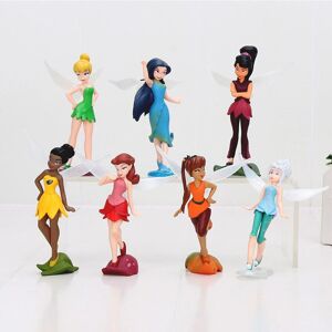 Unbranded 7 Pcs/Set TinkerBell Tinker Bell Fairy Action Stand Action Figures For Kids Toys Unbranded 7 Pcs/Set TinkerBell Tinker Bell Fairy Action Stand Action Figures For Kids Toys