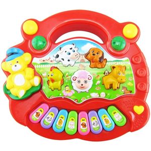 Unbranded (Red) Musical Educational Animal Farm Piano Developmental Music Toy for Baby Kid Unbranded (Red) Musical Educational Animal Farm Piano Developmental Music Toy for Baby Kid