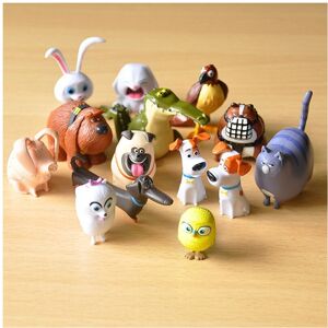 Unbranded The Secret Life Of Pets Max Snowball Duke Chloe Gidget Action Figure Toys 14 PCS Unbranded The Secret Life Of Pets Max Snowball Duke Chloe Gidget Action Figure Toys 14 PCS