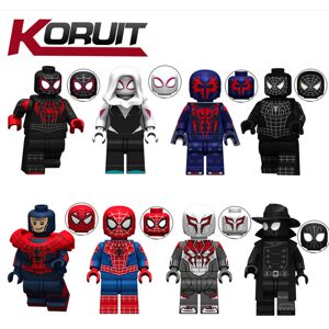 Unbranded 8PCS Spiderman parallel universe Mini figures Building Block Toy Unbranded 8PCS Spiderman parallel universe Mini figures Building Block Toy