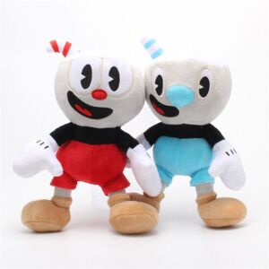 Unbranded (2pcs) 2pcs/set 10 Inch Cuphead Game Cuphead & Mugman Mecup And Brocup Plush Toy Unbranded (2pcs) 2pcs/set 10 Inch Cuphead Game Cuphead & Mugman Mecup And Brocup Plush Toy