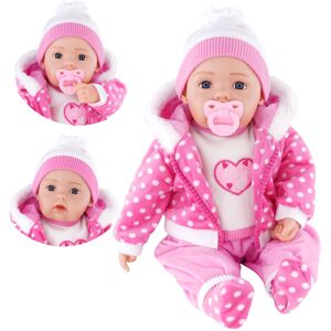 Bibi Doll (Candy Pink) The Magic Toy Shop 20" Lifelike Soft Baby Doll With Dummy & 12 Soun Bibi Doll (Candy Pink) The Magic Toy Shop 20" Lifelike Soft Baby Doll With Dummy & 12 Soun