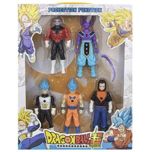 Unbranded (Set Of D 5pcs) Dragon Ball Z light projection Goku Vegeta movable doll model ch Unbranded (Set Of D 5pcs) Dragon Ball Z light projection Goku Vegeta movable doll model ch