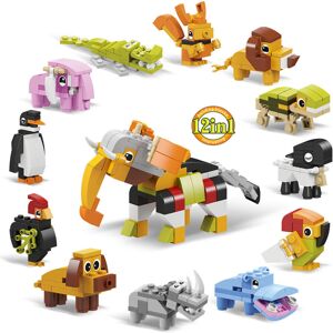 Bachashop 12 in1 Animal Building Blocks Minifigures Compatible Toys Fit Lego Bachashop 12 in1 Animal Building Blocks Minifigures Compatible Toys Fit Lego