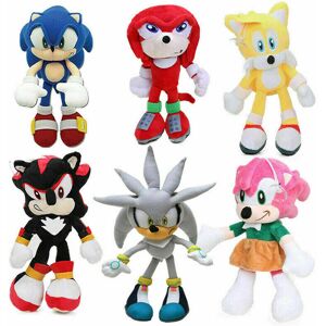Unbranded (6PCS / A SET ) Sonic The Hedgehog Stuffed Animal Dolls Soft Plush Toys Unbranded (6PCS / A SET ) Sonic The Hedgehog Stuffed Animal Dolls Soft Plush Toys