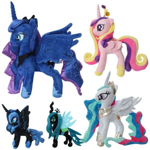 Unbranded (Set of 5 ) 30CM My Little Pony Princess Celestia Luna Plush Toy Unbranded (Set of 5 ) 30CM My Little Pony Princess Celestia Luna Plush Toy
