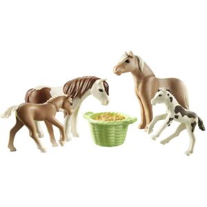 Playmobil Icelandic Ponies Toy with Foals - Children's Toy Figure Playmobil Icelandic Ponies Toy with Foals - Children's Toy Figure
