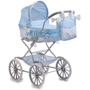 JC Toys 81488B Up to 18 in. Berenguer Boutique Baby Doll Royal Pram Stroller, Bl JC Toys 81488B Up to 18 in. Berenguer Boutique Baby Doll Royal Pram Stroller, Bl