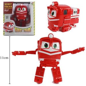 Unbranded (Red) Cute Robot Trains RT KAY Transformer Transforming Train Figure Animation T Unbranded (Red) Cute Robot Trains RT KAY Transformer Transforming Train Figure Animation T