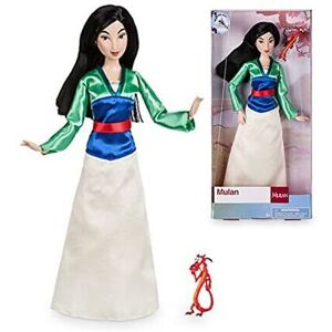 Disney Store Princess Mulan Classic Doll & Mushu Figure 30cm Disney Store Princess Mulan Classic Doll & Mushu Figure 30cm