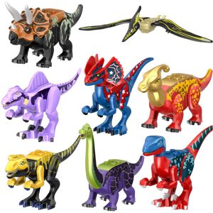 Unbranded 8PCS Raptor Tyrannosaurus rex Building Block Minifigures Toys Fit Lego Unbranded 8PCS Raptor Tyrannosaurus rex Building Block Minifigures Toys Fit Lego