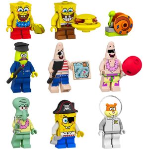 Unbranded 9Pcs/Set SpongeBob Patrick Star Figures Building Blocks Kids Birthday Gifts Unbranded 9Pcs/Set SpongeBob Patrick Star Figures Building Blocks Kids Birthday Gifts