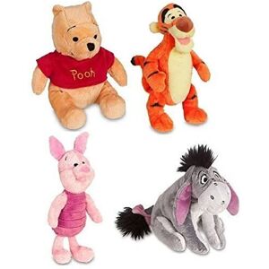 Disney Store Original Winnie the Pooh Plush Set of 4 with Piglet, Disney Store Original Winnie the Pooh Plush Set of 4 with Piglet,