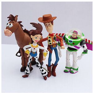 Unbranded 4Pcs/Set Toy Story Buzz Lightyear Woody Jessie PVC Action Figure Toy Doll Unbranded 4Pcs/Set Toy Story Buzz Lightyear Woody Jessie PVC Action Figure Toy Doll