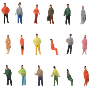 GreenZech 1:75 Scale OO Gauge Hand Painted Layout Model Train People Figure GreenZech 1:75 Scale OO Gauge Hand Painted Layout Model Train People Figure