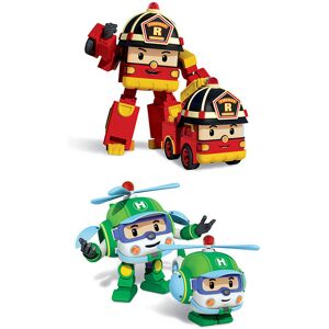 Unbranded (Roy + Haley) Robocar Poli Toy Car Transformed Pull Back Robot Kids Car Toys Act Unbranded (Roy + Haley) Robocar Poli Toy Car Transformed Pull Back Robot Kids Car Toys Act