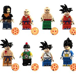 Unbranded 8Pcs Dragon Ball Building Block Minifigures - LEGO Compatible, Non-Toxic ABS Pla Unbranded 8Pcs Dragon Ball Building Block Minifigures - LEGO Compatible, Non-Toxic ABS Pla