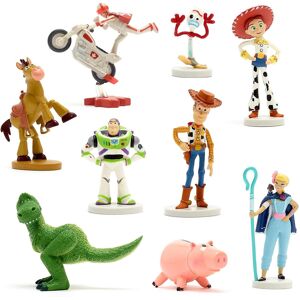 Disney Store Toy Story 4 Deluxe Figurine 9pce Playset - Pixar Toy Disney Store Toy Story 4 Deluxe Figurine 9pce Playset - Pixar Toy