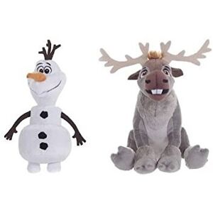 Disney Frozen Small Olaf Plush 25cm and Small Sitting Sven Plush 18cm Disney Frozen Small Olaf Plush 25cm and Small Sitting Sven Plush 18cm