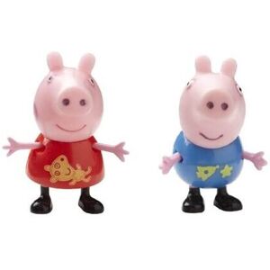 Disney Peppa Pig Theme Park Figures Peppa with teddy motif and George Disney Peppa Pig Theme Park Figures Peppa with teddy motif and George