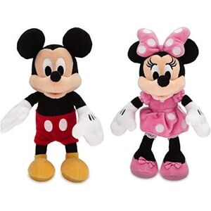 Disney Mickey Mouse and Minnie Mouse Mini Bean Bag Soft Toy Set 20cm Disney Mickey Mouse and Minnie Mouse Mini Bean Bag Soft Toy Set 20cm