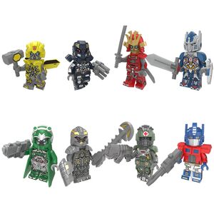 Unbranded 8pcs Transformers Optimus Bumblebee Megatron Minifigures Toys Building Blocks Unbranded 8pcs Transformers Optimus Bumblebee Megatron Minifigures Toys Building Blocks