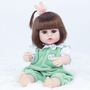 Unbranded (Green) 14.9in Newborn Reborn Dolls Real Life Soft Silicone Handmade Realistic Unbranded (Green) 14.9in Newborn Reborn Dolls Real Life Soft Silicone Handmade Realistic